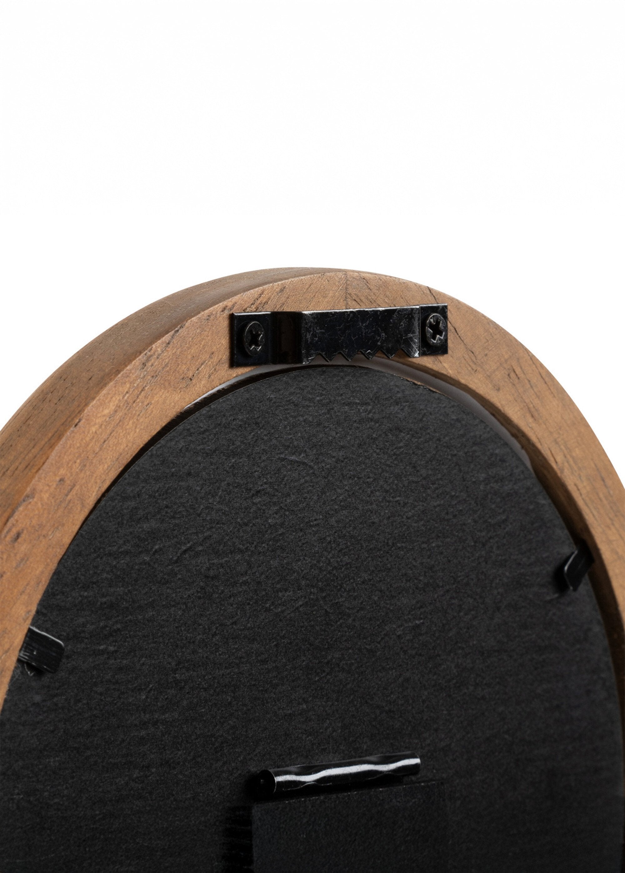 Wooden_photo_frame,_arch_shape_Brown_DE2_slim