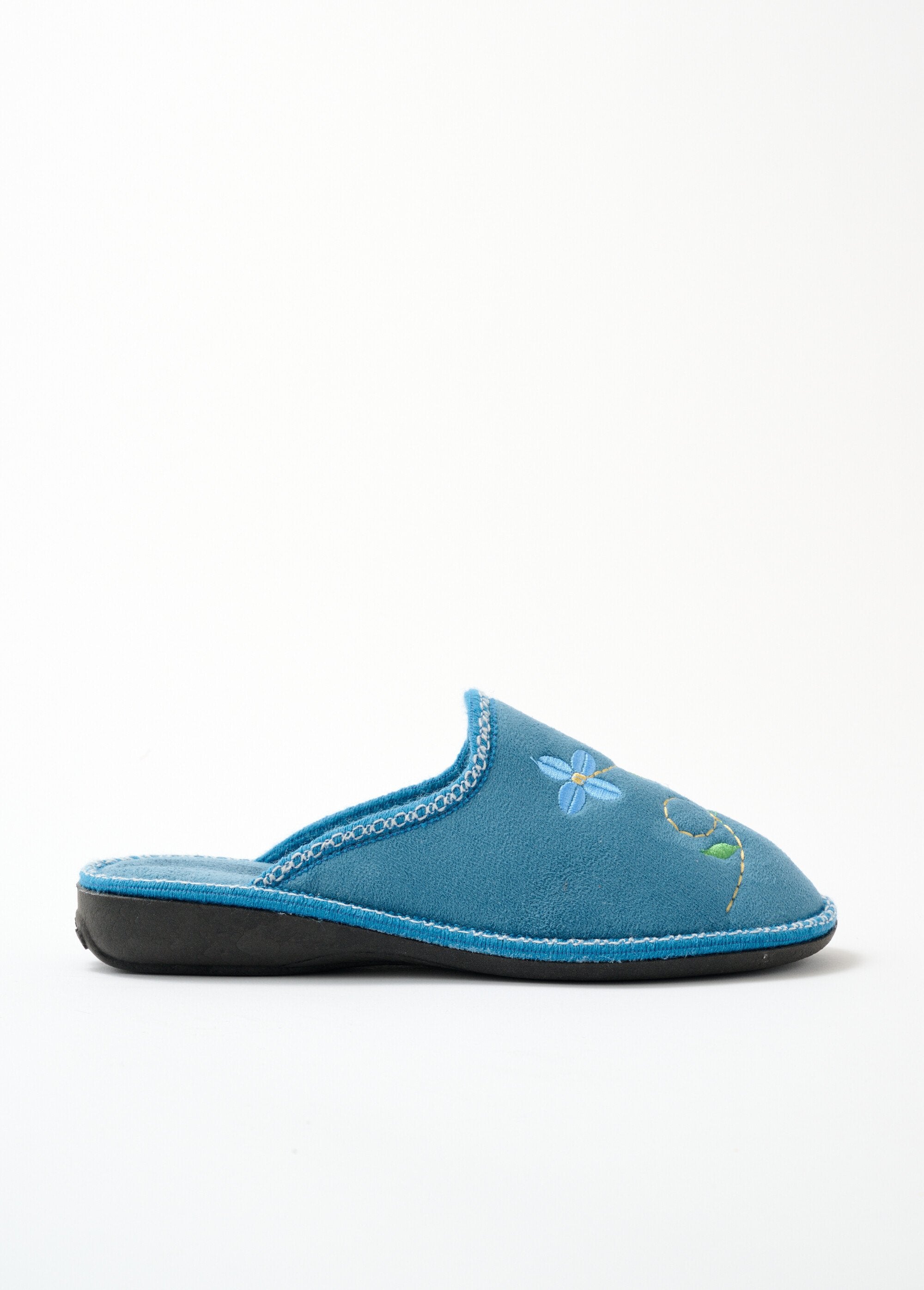 Comfort_width_wedge_mule_slippers_Blue_DR1_slim