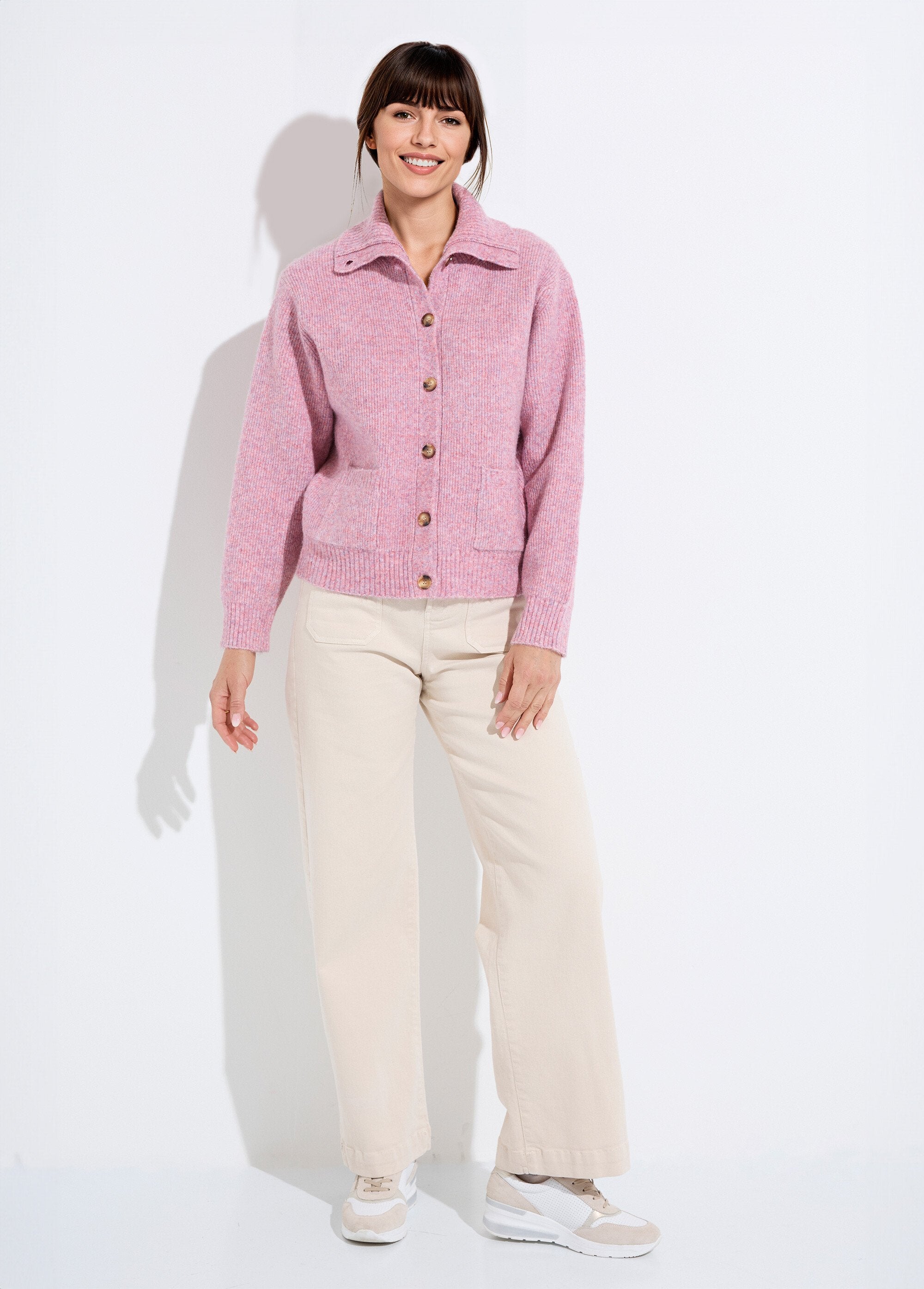 Warm_ribbed_button-down_cardigan_with_wool_and_recycled_fibers_Pink_SF1_slim