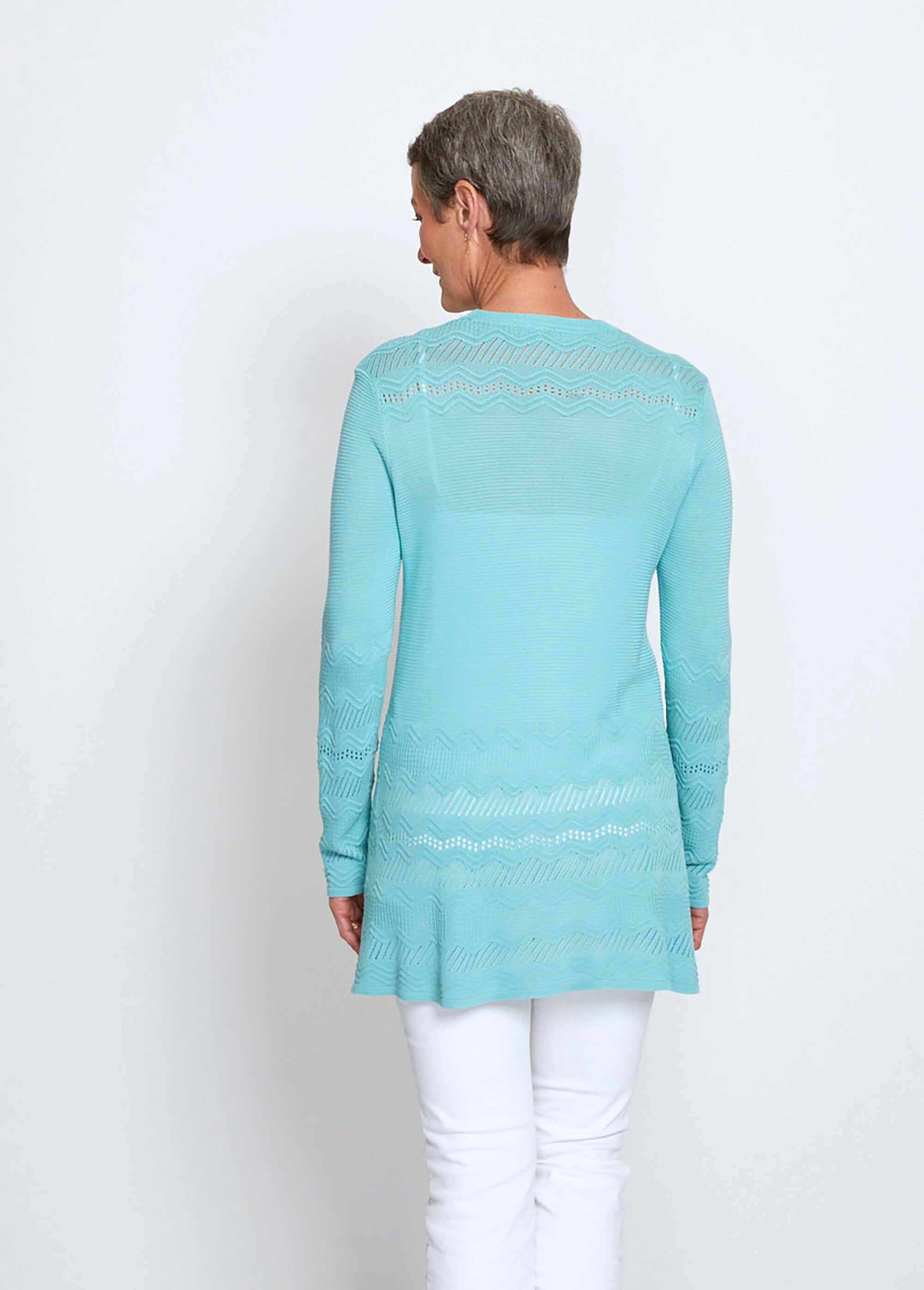 Mid-length_1-button_fancy_knit_cardigan_Aqua_DO1_slim