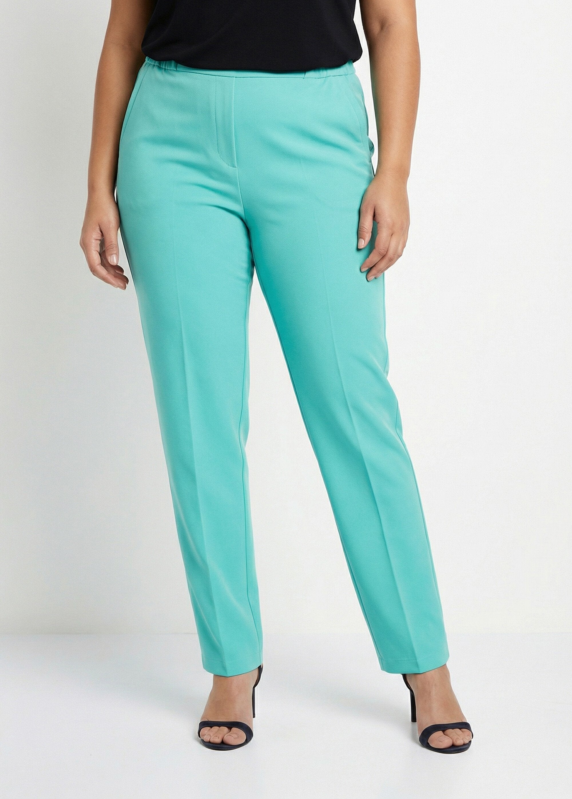 Straight_pants_with_semi-elasticated_waist_Green_FA1_curvy