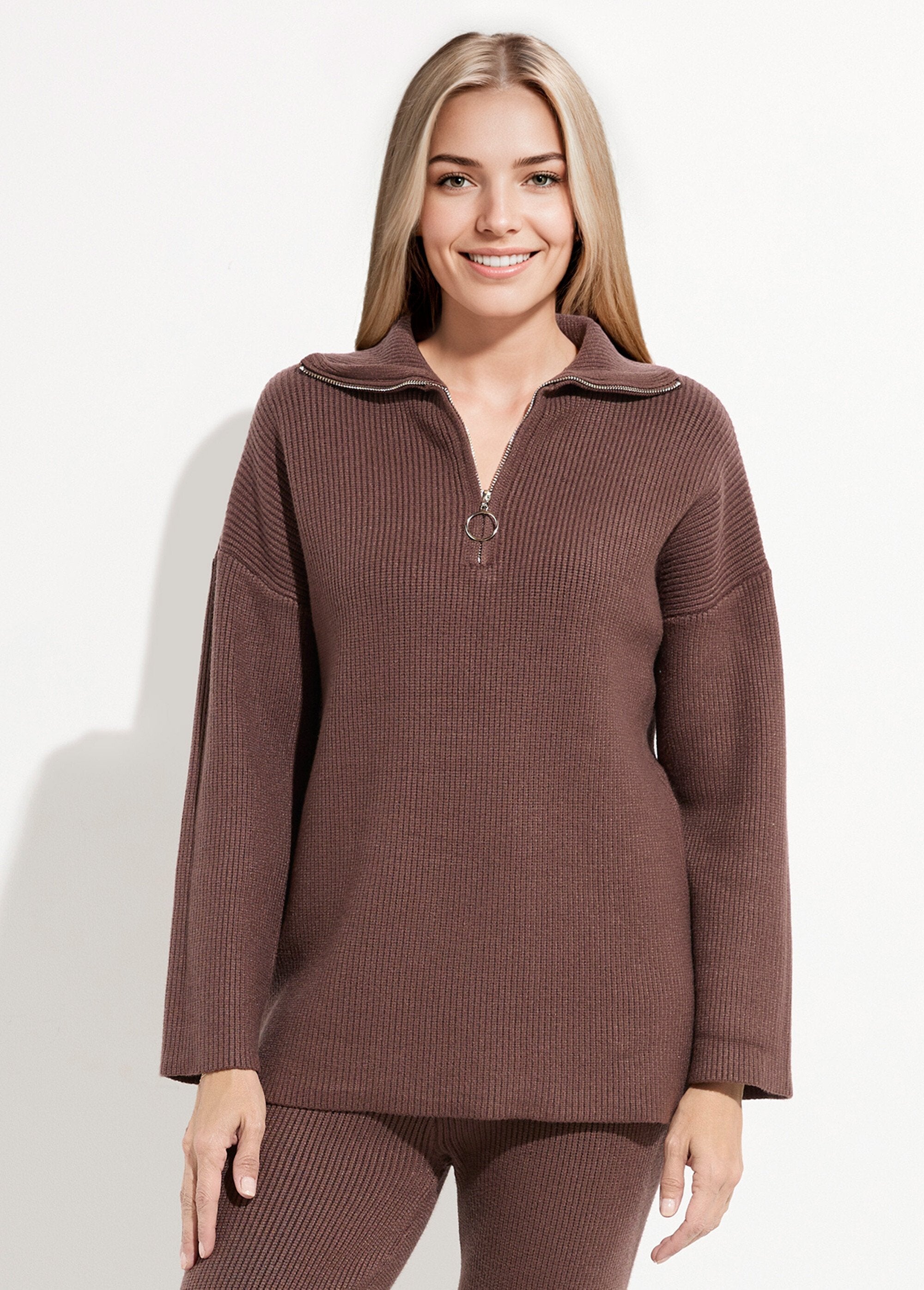 Ribbed_knit_comfort_trucker_sweater_Chocolate_FA1_slim