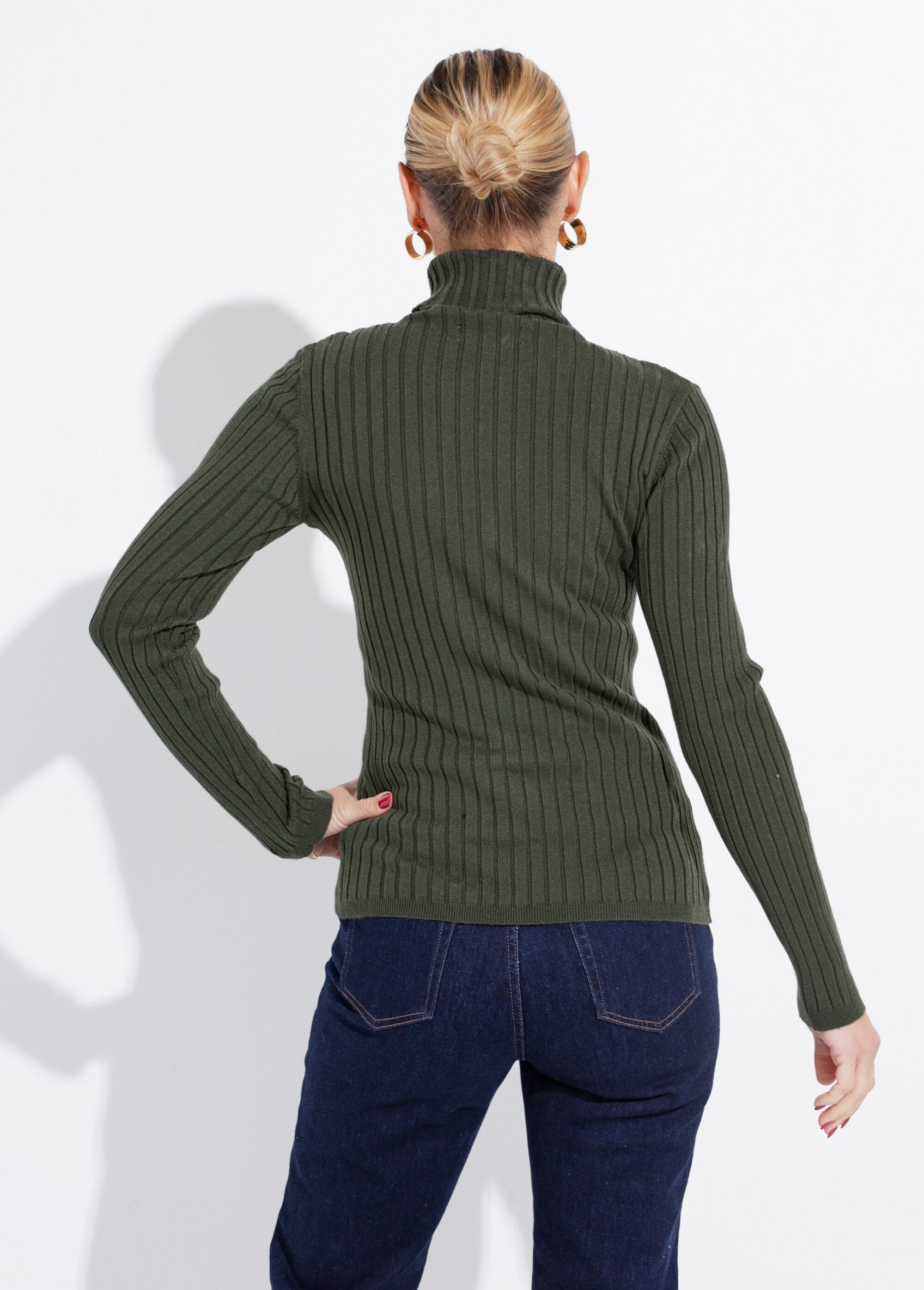 Fine_turtleneck_sweater,_flat_knit_Khaki_DO1_slim