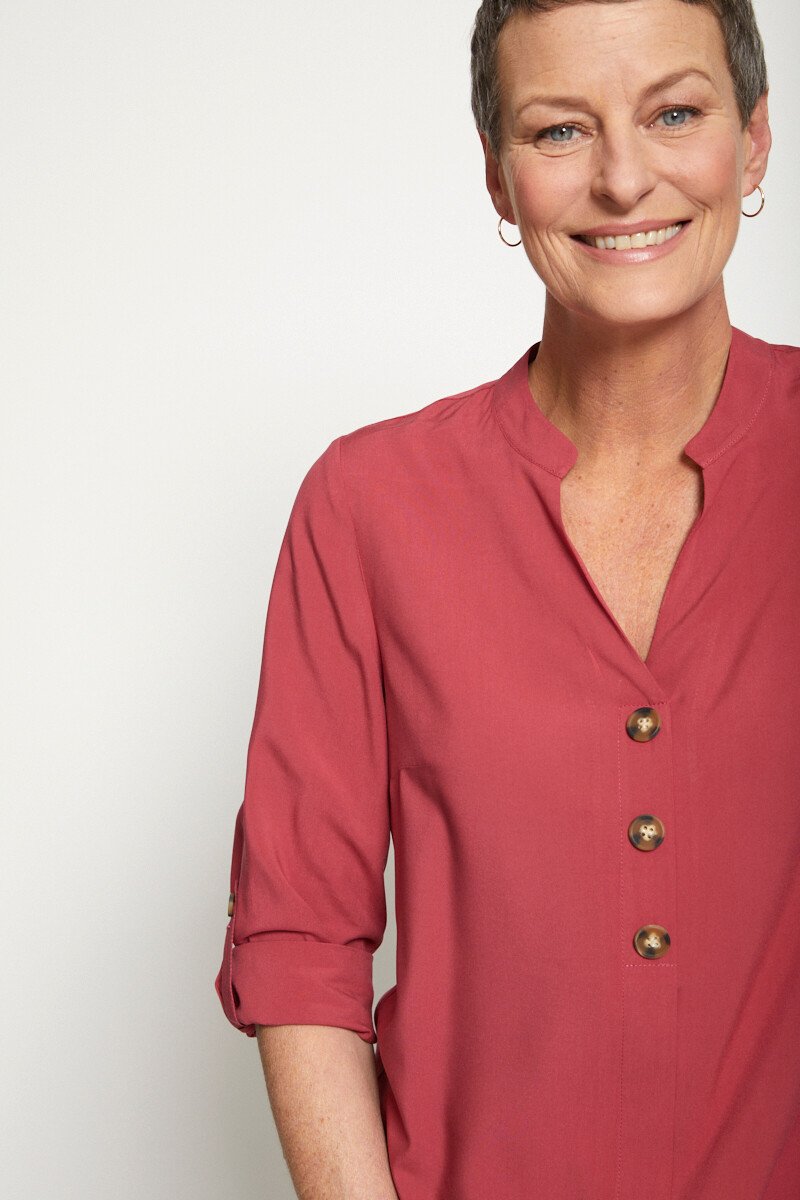 Loose_long_tunic_with_3/4_sleeves_Tomette_DE1_slim