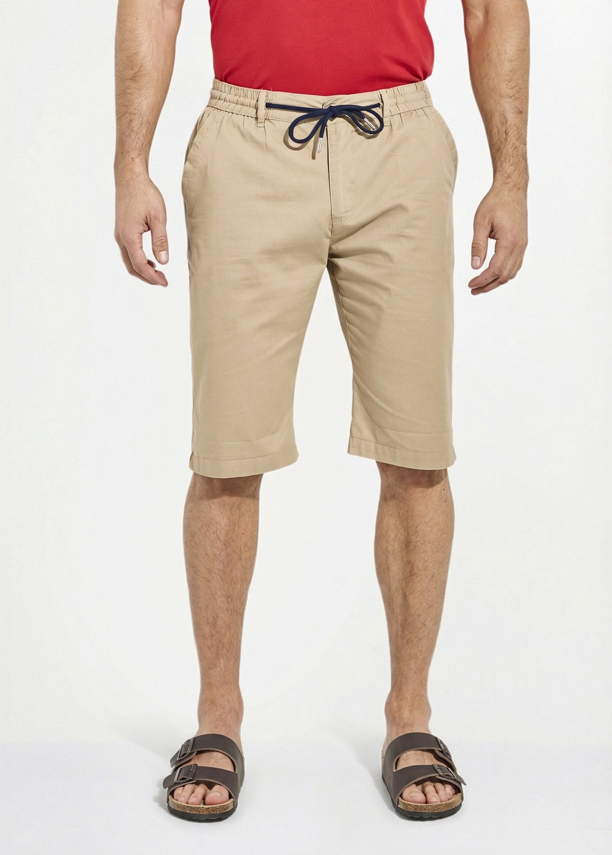 Cotton_Bermuda_shorts_with_elasticated_waist_-_pack_of_2_Navy_and_beige_FA1_slim