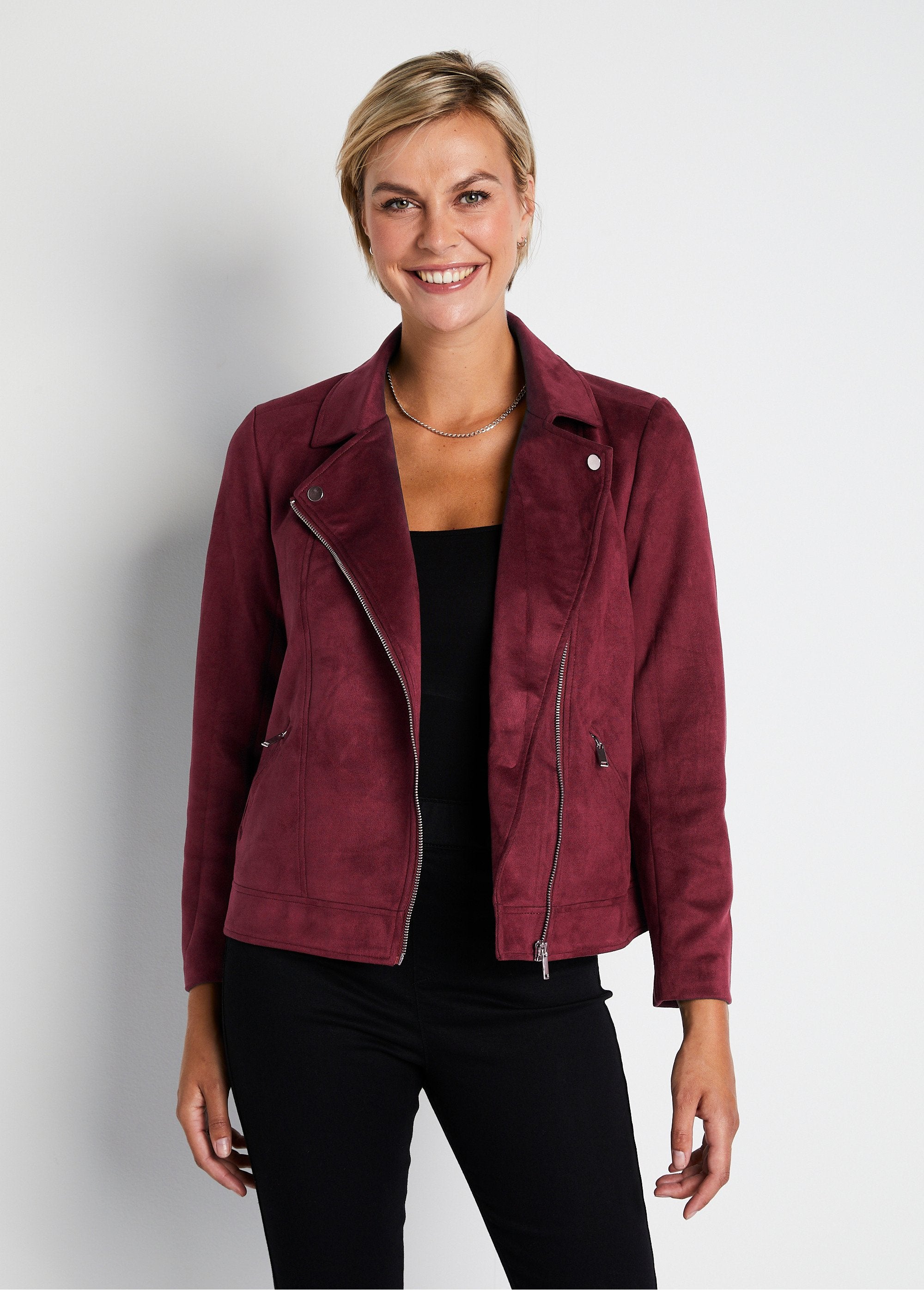 Short_zipped_jacket_in_suede_fabric_Plum_FA2_slim