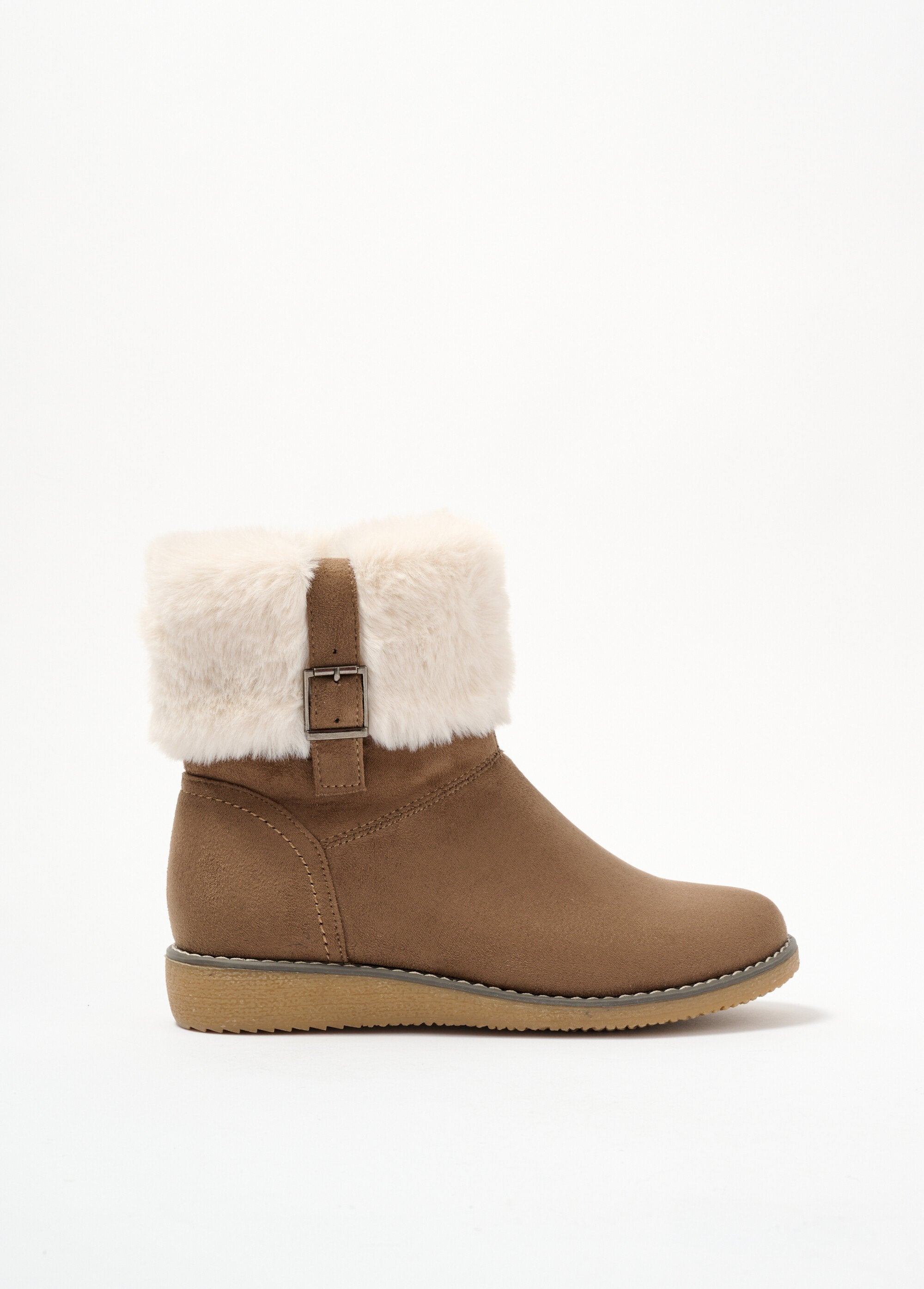 Vegan_faux-fur_cuff_boots_comfort_width_Brown_DR1_slim