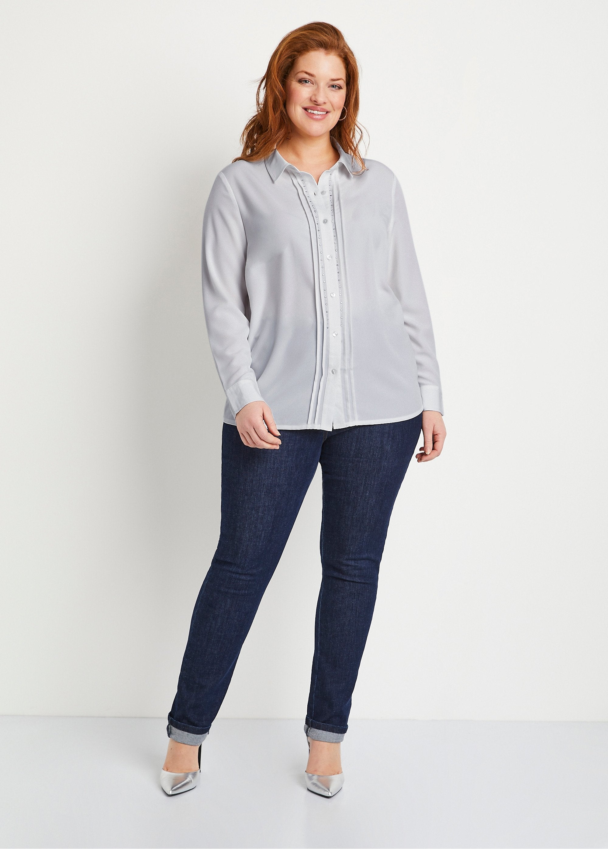 Plain_buttoned_long_rhinestone_blouse_with_shirt_collar_Money_SF1_curvy