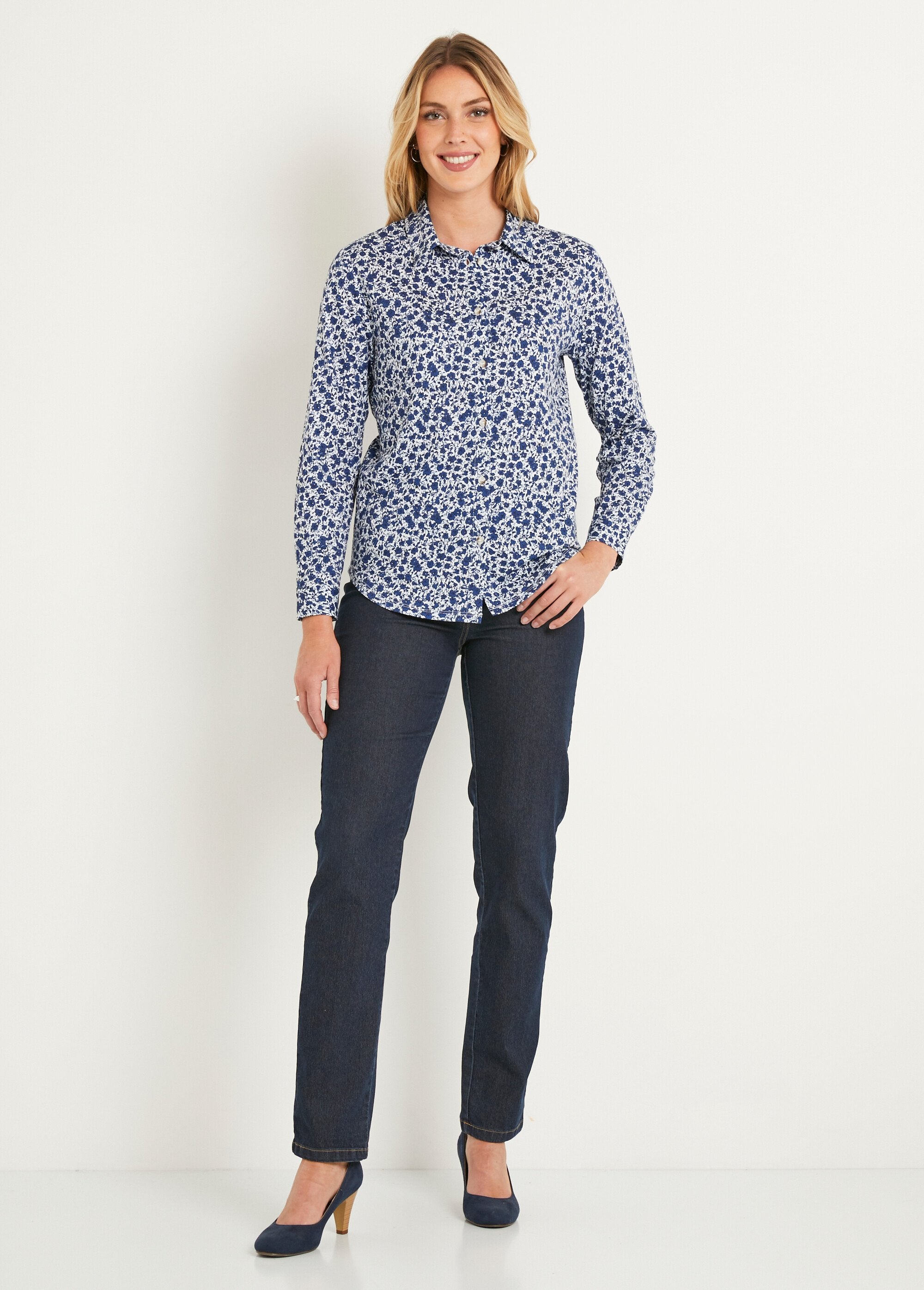 Straight_button-down_cotton_blouse_Blue_SF1_slim