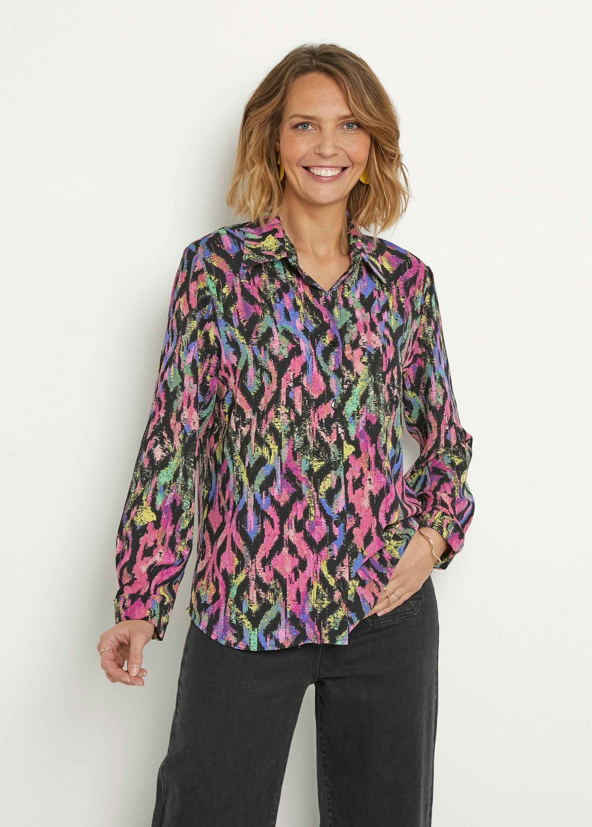 Printed_blouse_with_metallic_details_Multicolor_FA1_slim