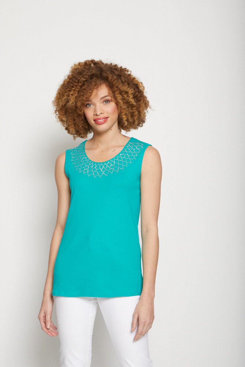 Short_fancy_cotton_tank_top_with_studs_Green_FA1_slim