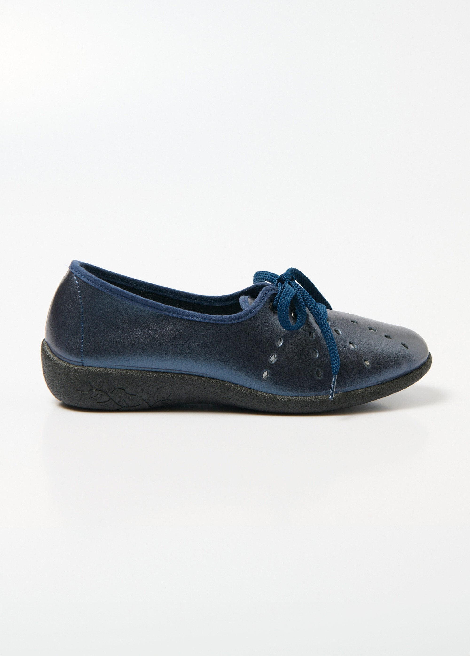 Leather_lace-up_wedge_derbies,_comfort_width_Navy_mother-of-pearl_DR1_slim