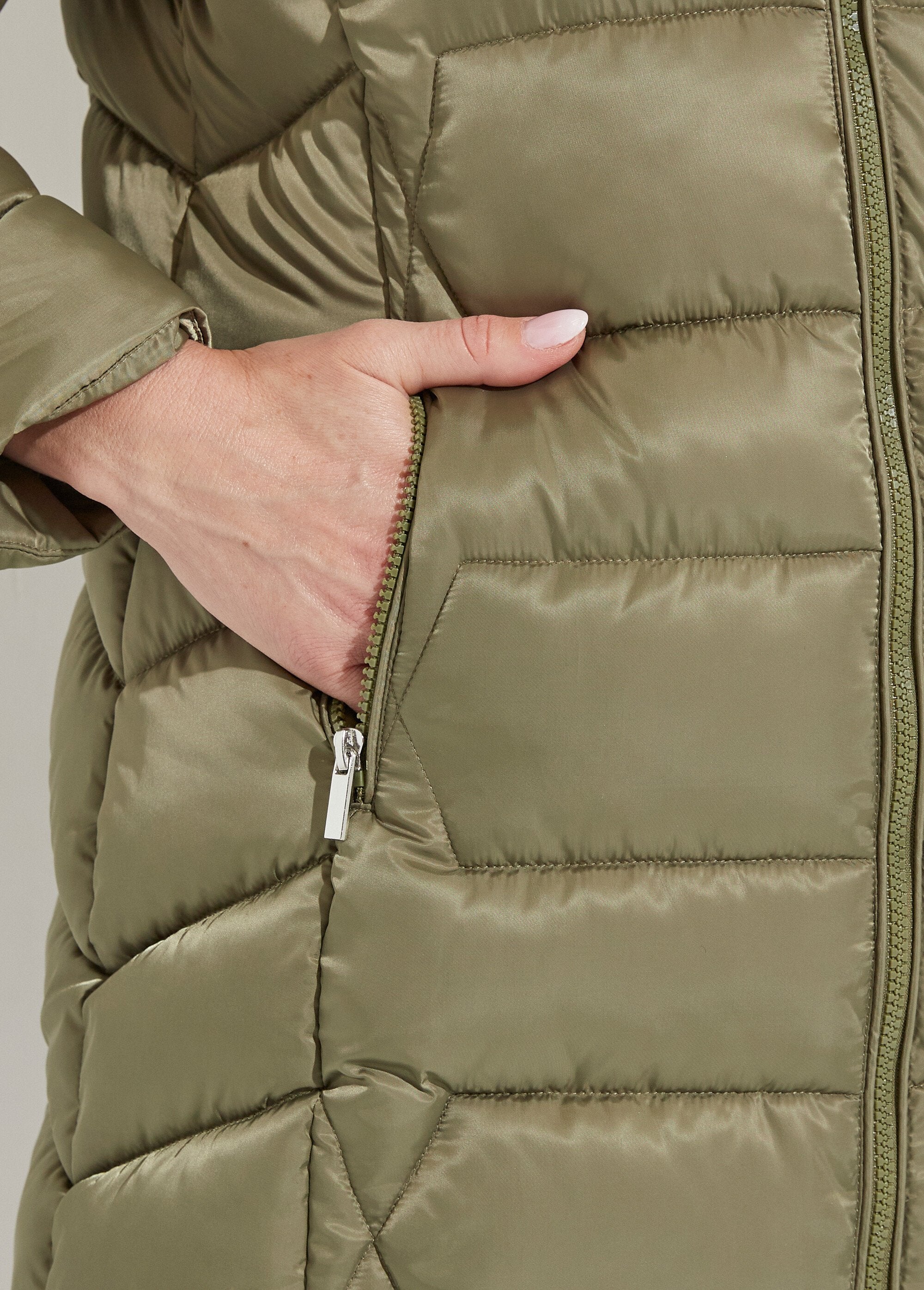 Doudoune_longue_matelassée_à_capuche_Kaki_DE2_slim