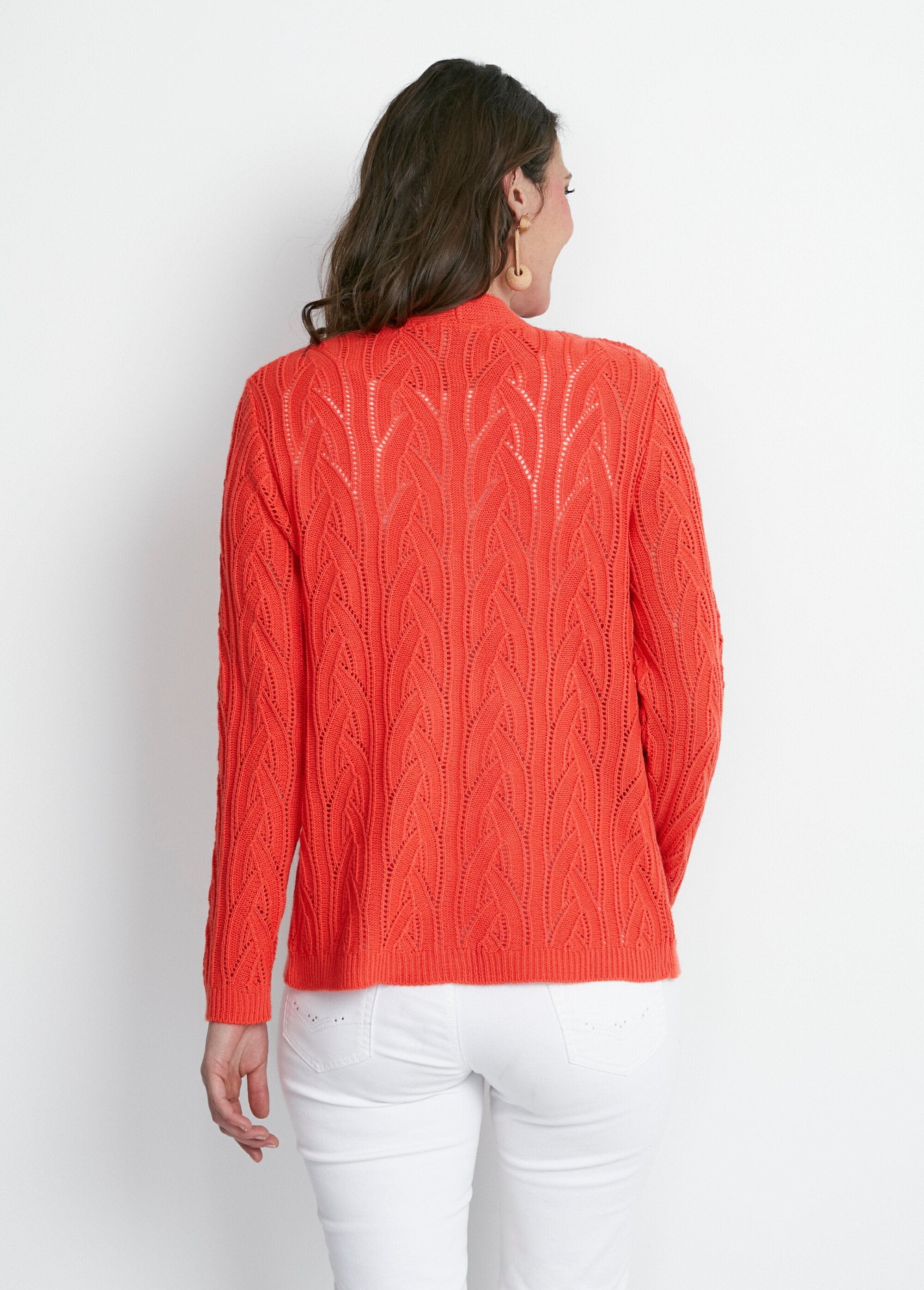 Short_buttoned_openwork_cardigan_Orange_DO1_slim