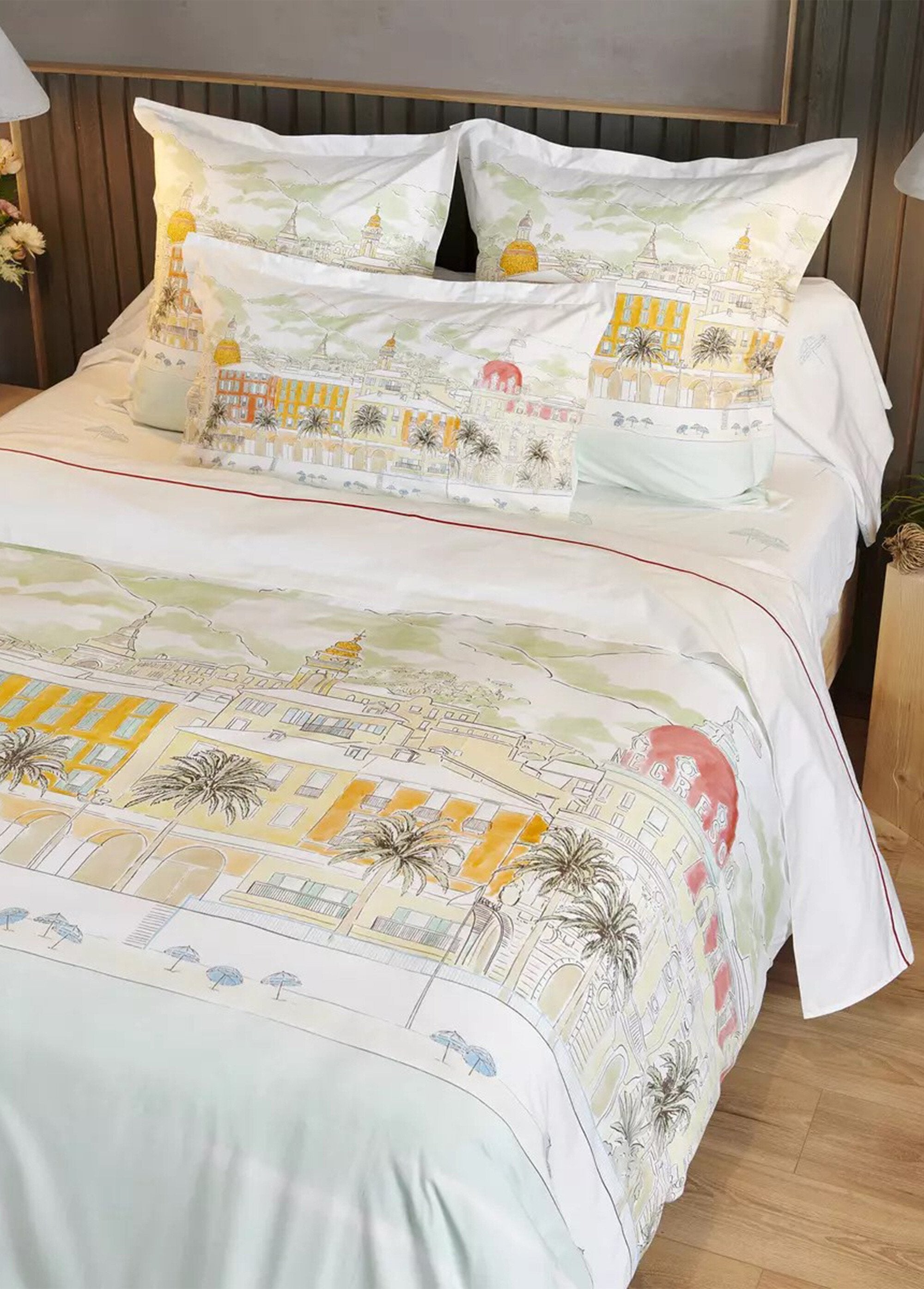 Housse_de_couette_aquarelle_Nice_percale_Blanc_et_jaune__FA1_slim