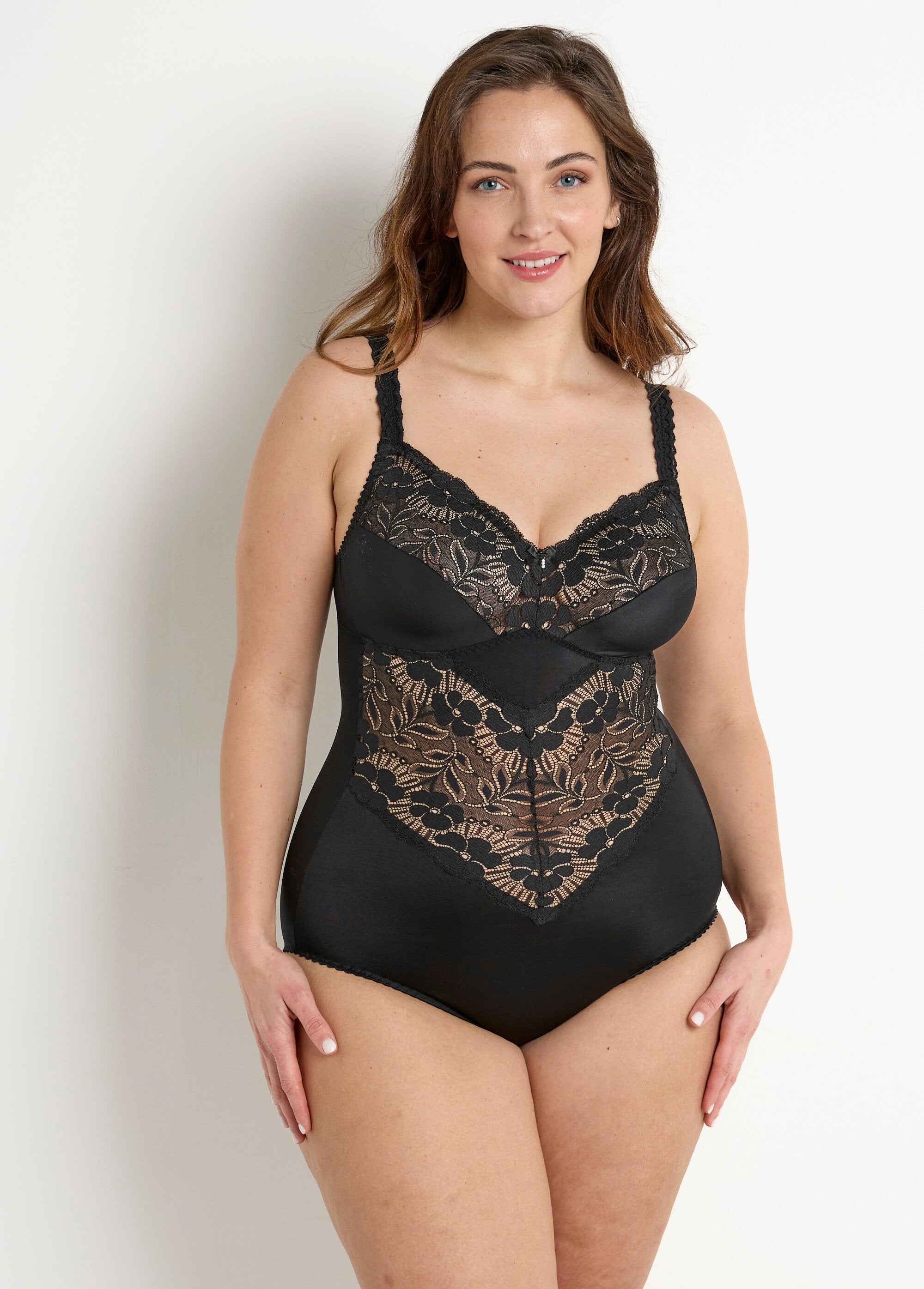 Miss_Mary®_-_Lace-encrusted_bodysuit_Black_FA1_curvy