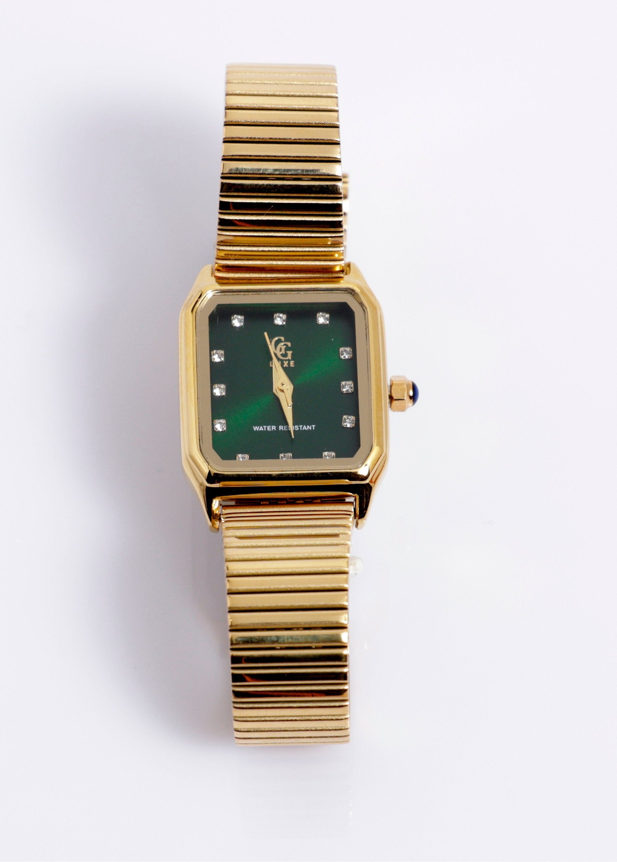 Jewelry_watch_with_ribbed_mesh_bracelet_Gold_green_FA1_slim