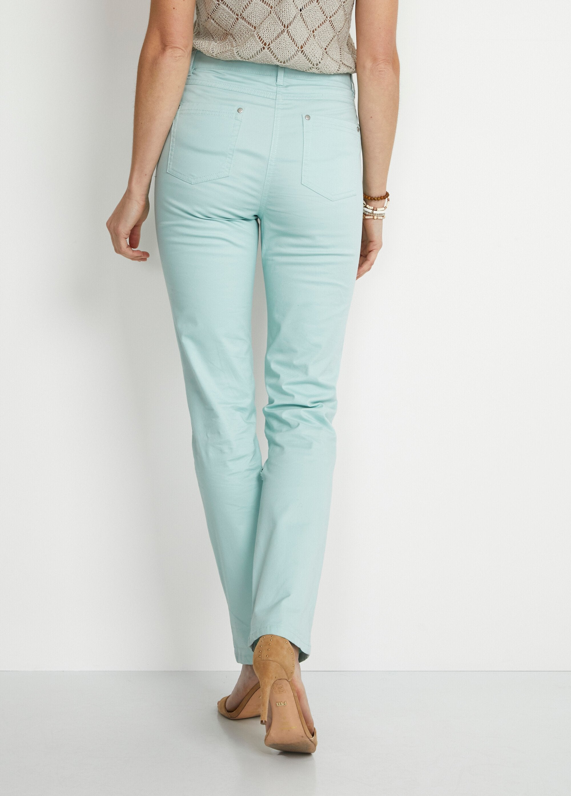 Stretch_cotton_5-pocket_straight_pants_Water_green_DO1_slim