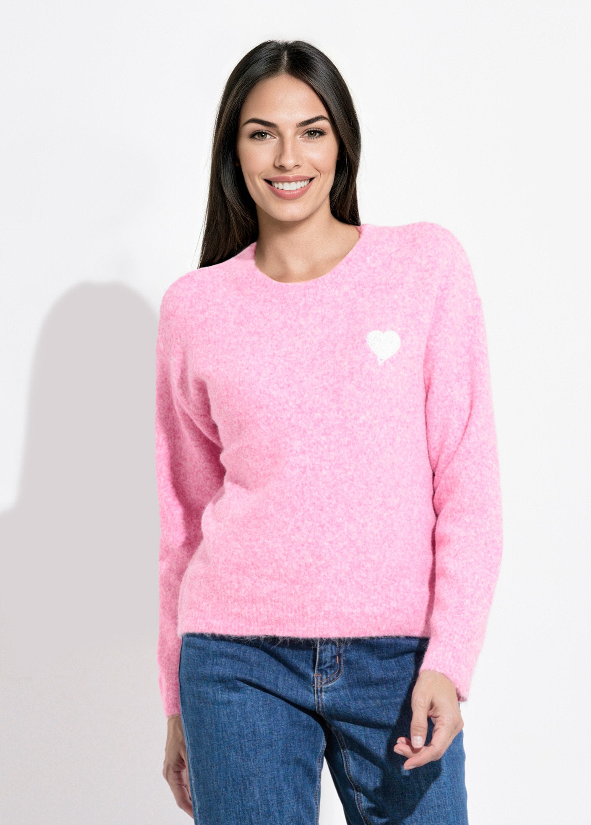 Round_neck_sweater_with_sequin_pattern_detail_Pink_FA1_slim