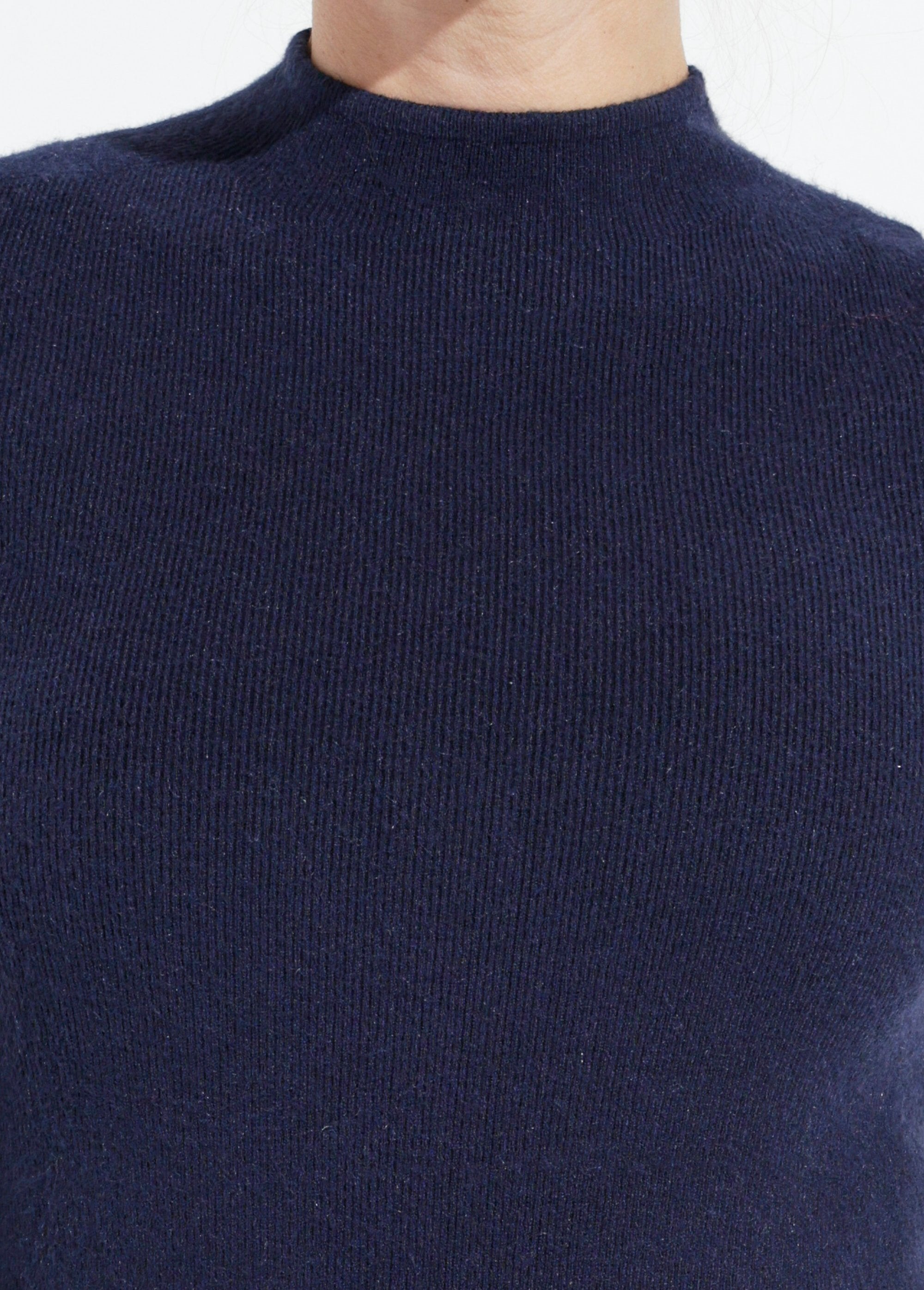 Pull_col_roulotté_forme_ajustée_Marine_DE1_slim