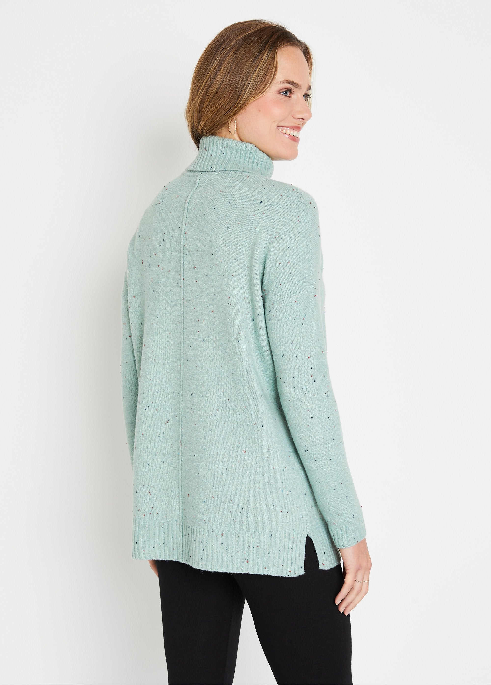 Warm_speckled_turtleneck_tunic_sweater_Green_DO1_slim