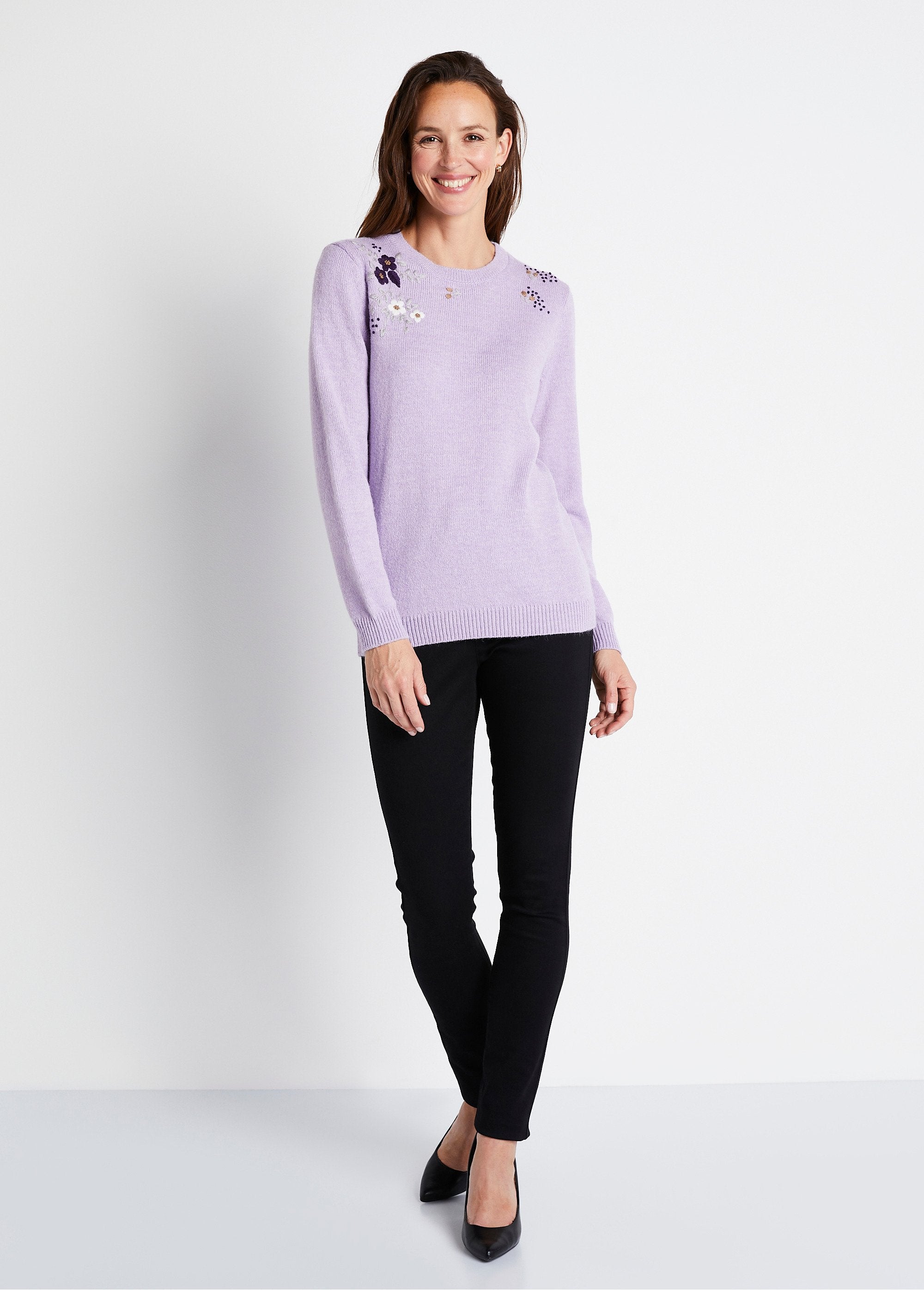 Soft_plain_embroidered_round_neck_long_sleeve_sweater_Lilac_SF1_slim