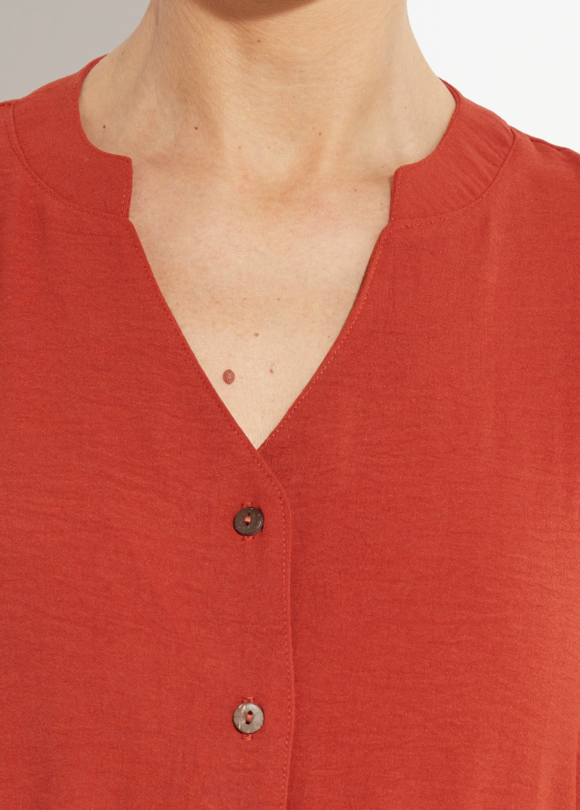 Robe_chemisier_en_crêpe,_style_ethnique_Terracota_DE1_slim