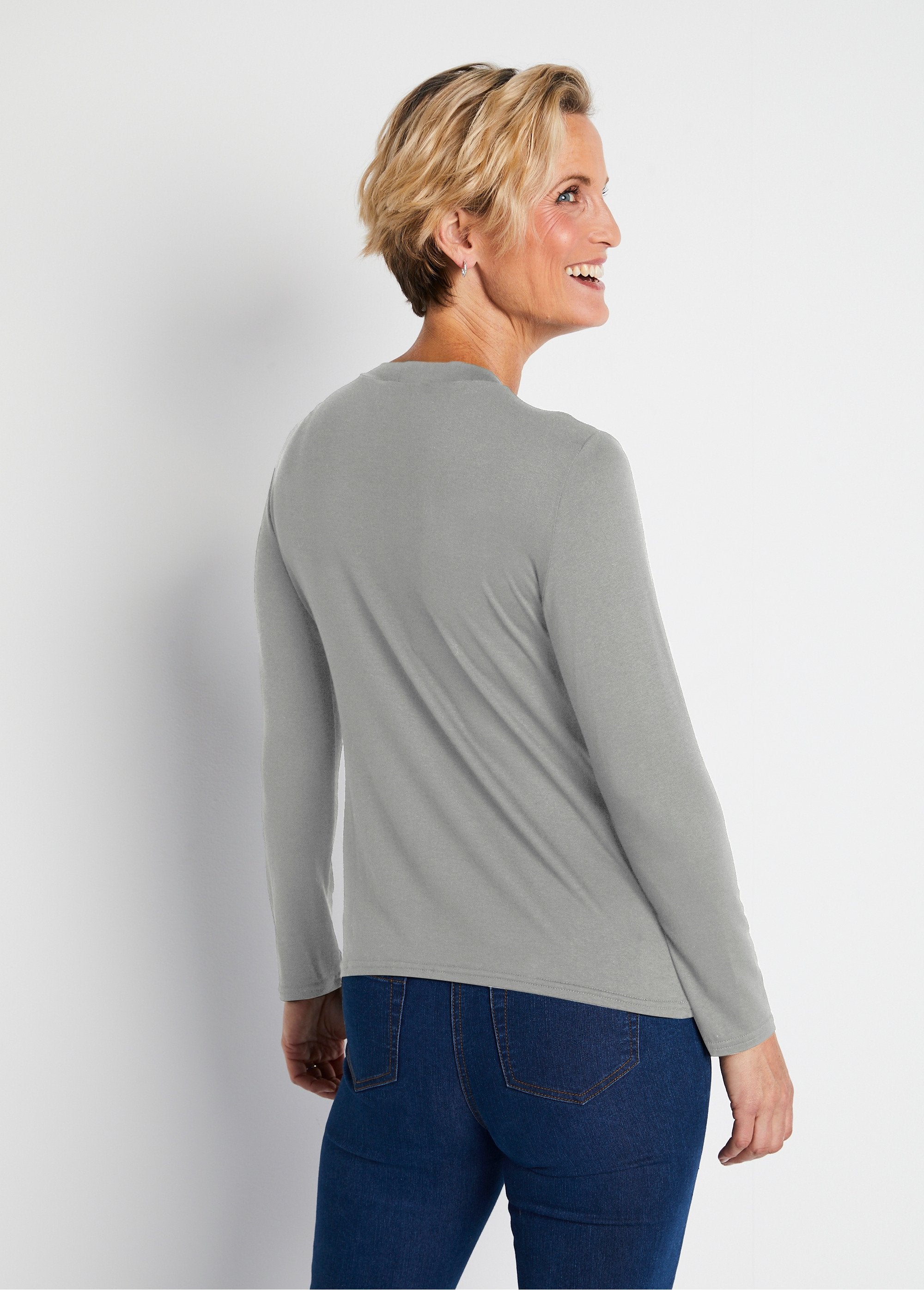 High-neck_stretch_undershirt_Heather_gray_DO1_slim