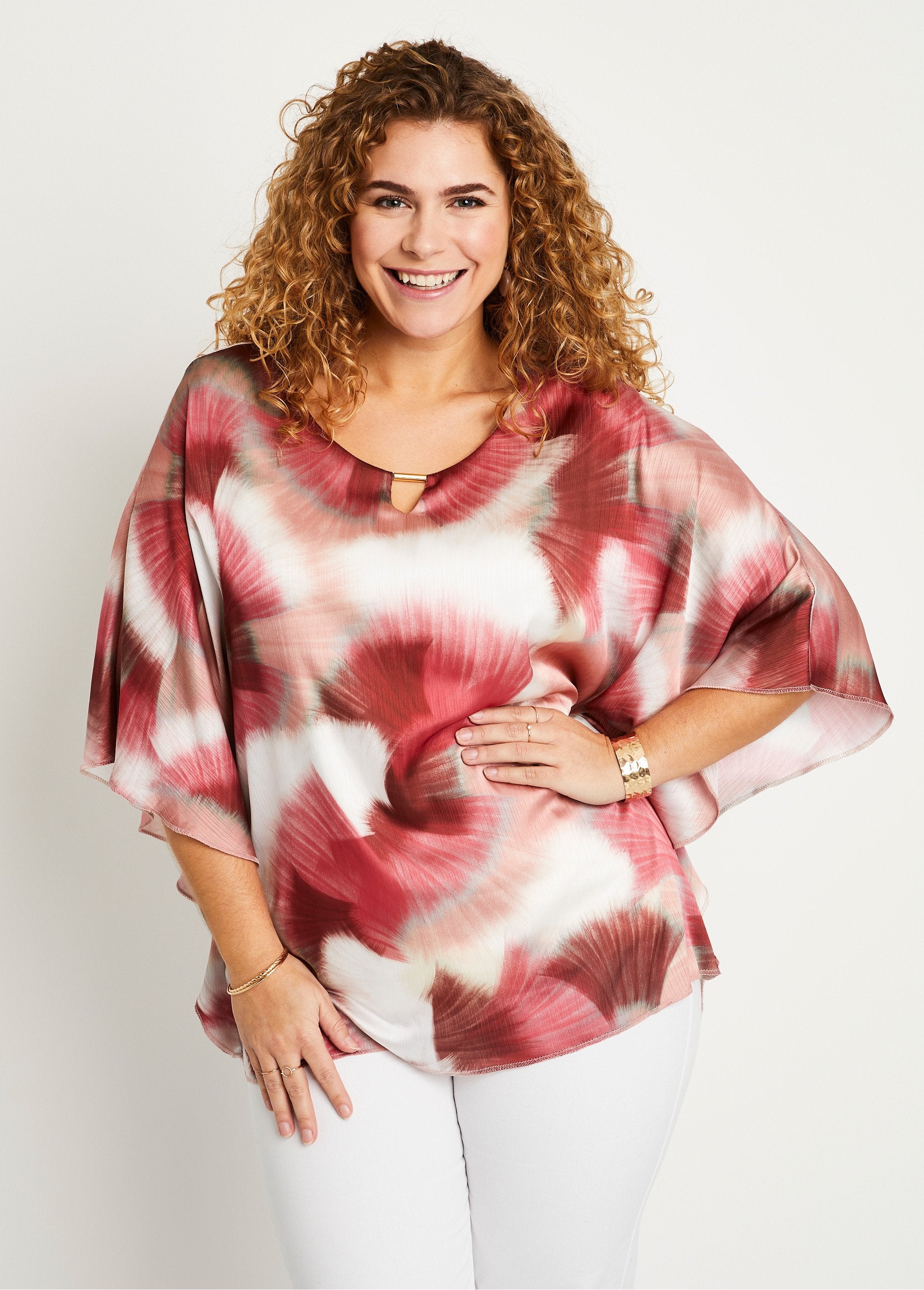 Long_loose_tie_&amp;_dye_print_tunic_Pink_and_ecru_FA1_curvy